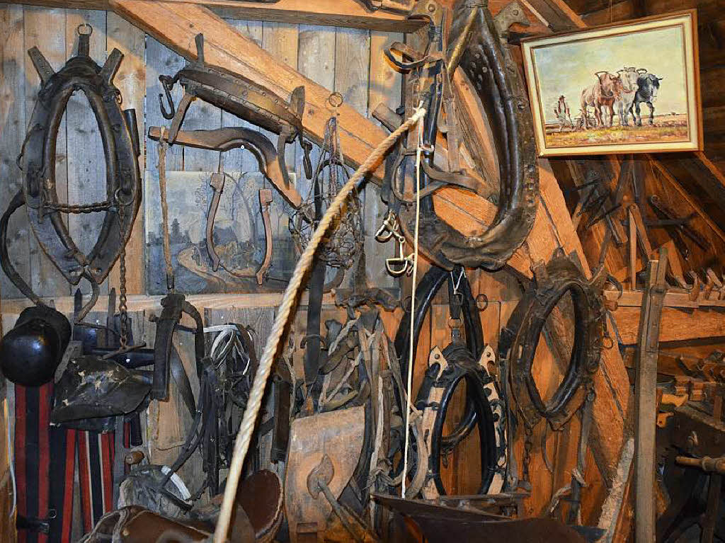 Werkzeuge und Erzeugnisse alter Handwerksbetriebe sind fester Bestandteil des Wallbacher Mllmuseums.