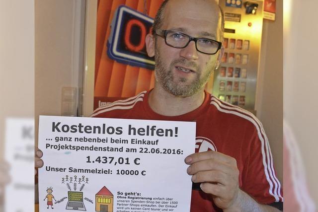 Online kaufen und spenden