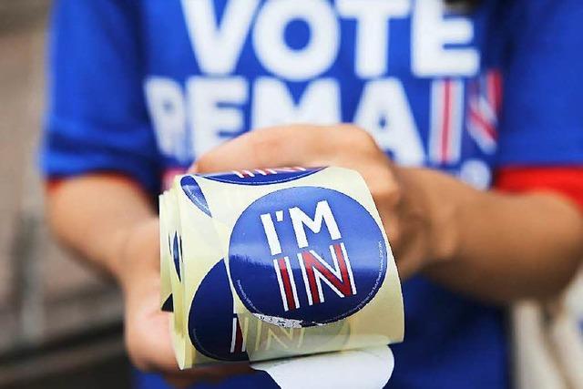 Erste Umfrage zur Brexit-Abstimmung: Knappe Mehrheit der Briten für Verbleib in der EU