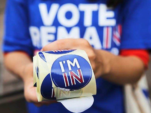 Eine Mehrheit gegen Brexit deutet sich an.  | Foto: dpa