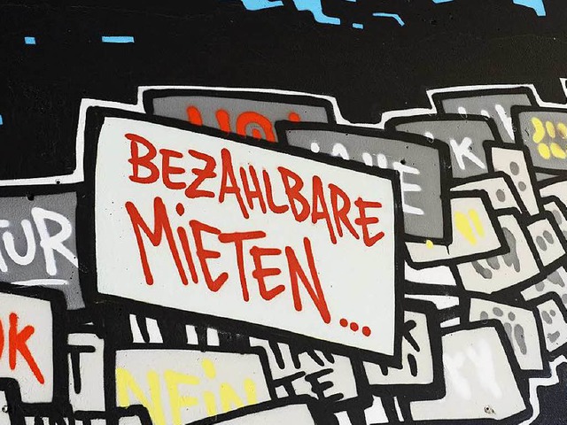 Ein Graffito am Kottbusser Tor in Berlin  | Foto: Jens Kalaene