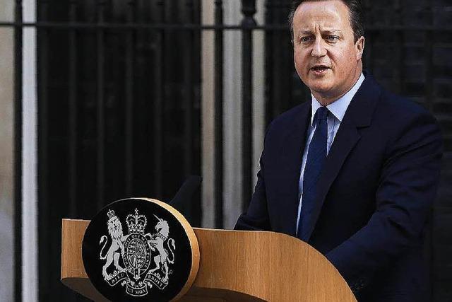 Premier Cameron kndigt Rcktritt an