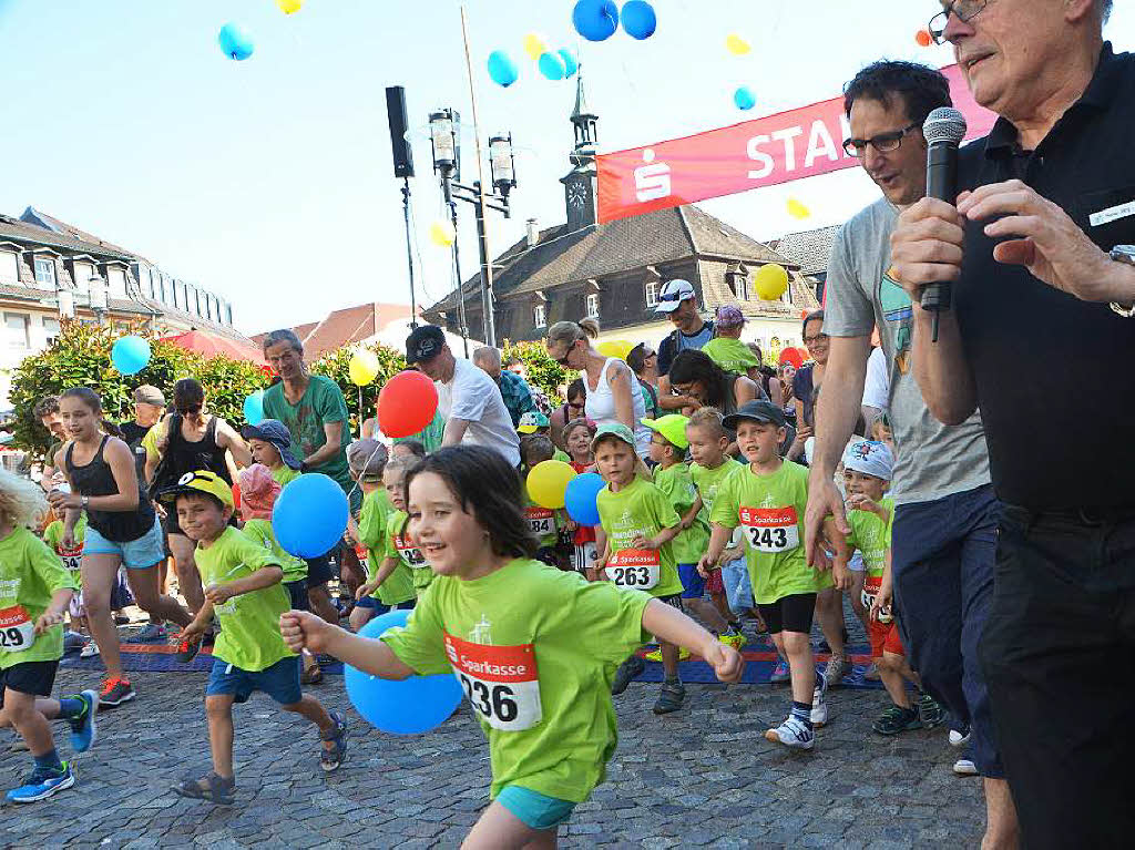 Start frei für die Bambini. Start frei für die Bambini.