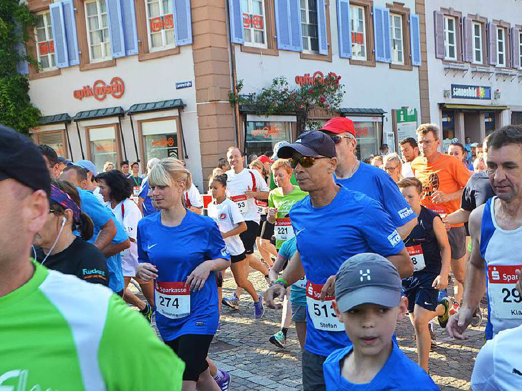 Massenstart beim Jedermannlauf Massenstart beim Jedermannlauf