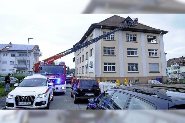 Brand in der frheren St. Johannisdruckerei