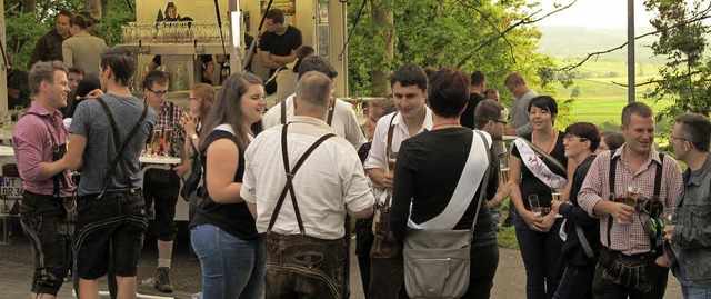 Bergfest in Tannenkirch - das beliebte...ine Junggesellinnen-Party war vor Ort.  | Foto: Jutta Schtz