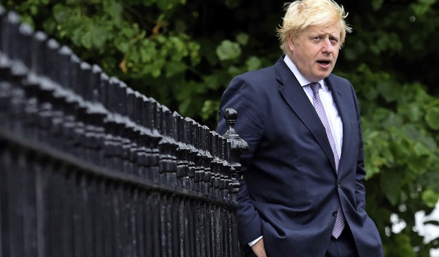 Gilt als Favorit fr die Cameron-Nachf...ondons Ex-Brgermeister Boris Johnson   | Foto: AFP