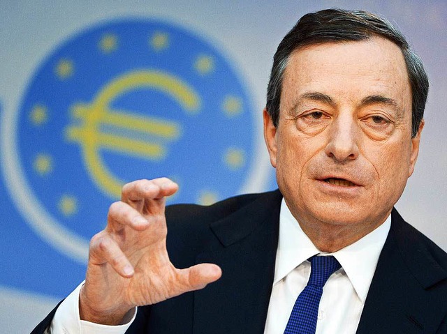 Wird wegen der niedrigen Zinsen kristisiert: EZB-Chef Mario Draghi.  | Foto: DPA