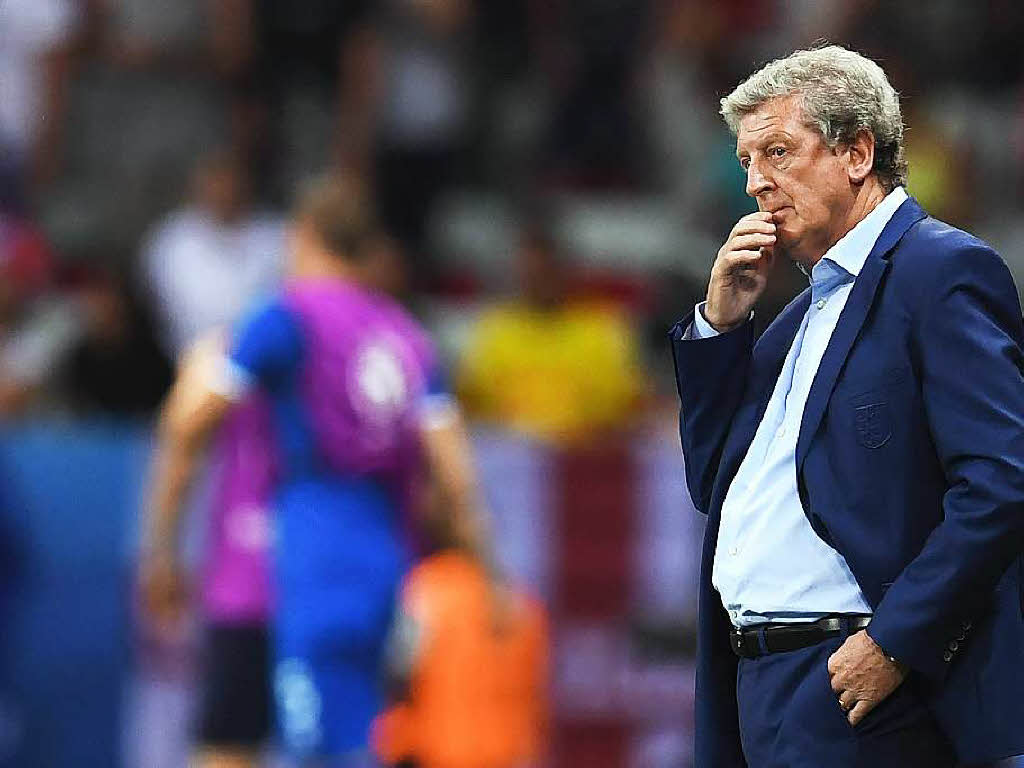 Bei Englands Coach Roy Hodgson sieht’s anders aus.