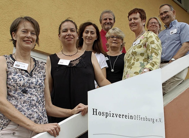 Das verdienstvolle  Team des Hospizvereins Offenburg   | Foto: Barbara Puppe