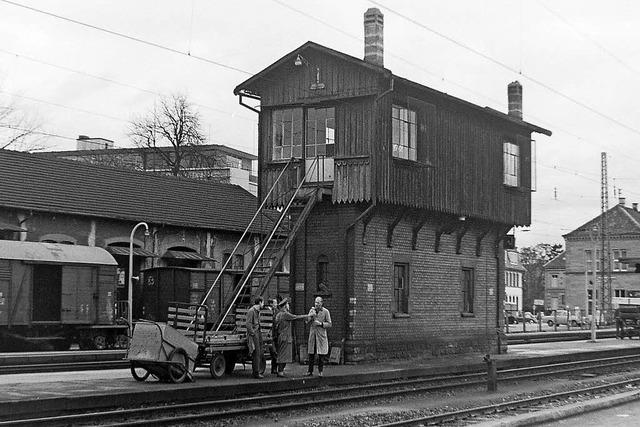 Stellwerk mit Stahlseilen