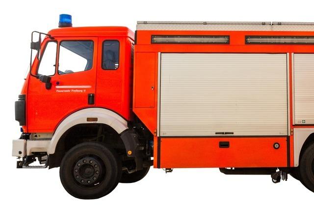 Fotos: Das Rstfahrzeug der Freiburger Feuerwehr