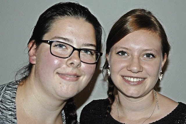 Johanna Rupp (links) und Svenja Kesseb... den Vorstand der Neonrhrer gewhlt.   | Foto: Christiane Sahli