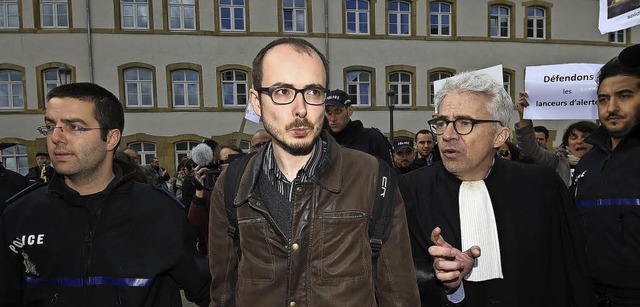 Angeklagt im Luxleaks-Prozess: Antoine... vor dem Bezirksgericht in Luxemburg.   | Foto: AFP