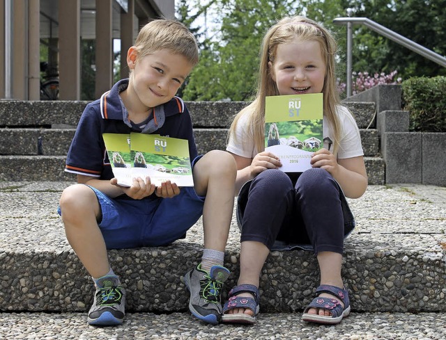 Auch sie freuen sich auf den Sommer und das Ruster Ferienprogramm.   | Foto: Gemeinde