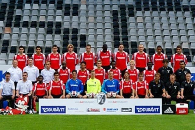 Foto-Shooting des SC Freiburg