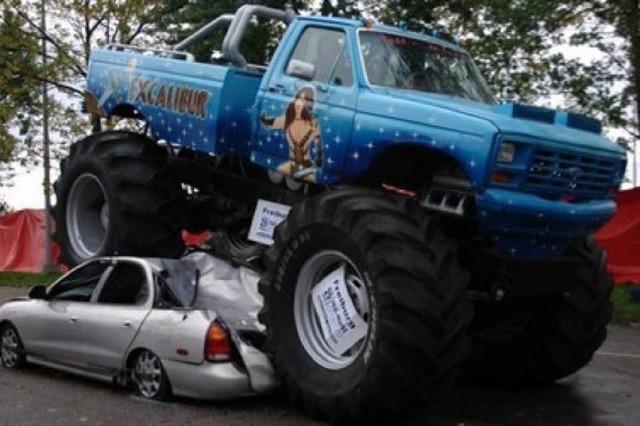 Europas grter Monstertruck in Freiburg