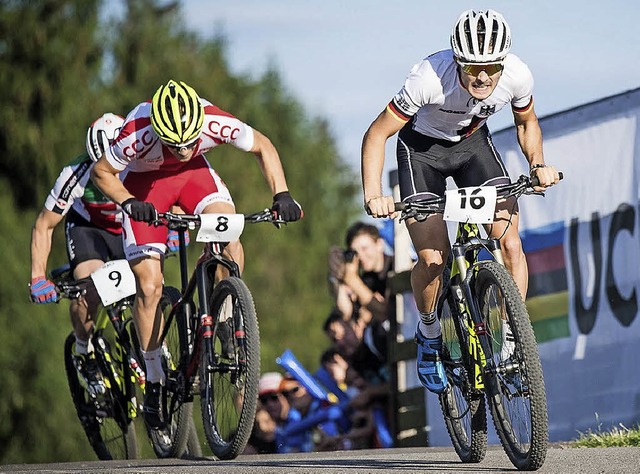 Vergebliche Flucht : David Horvath kon...sition im Viertelfinale nicht halten.   | Foto: Kstenbrck