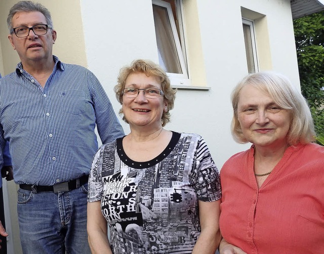 Reprsentanten der Friseur-Innung: Ing...tel Crimi und Obermeister Peter Hauth   | Foto: Johanna Hgg