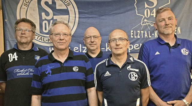 Die neue Vorstandsriege des Fanclubs  | Foto: Fotos: Hubert Bleyer