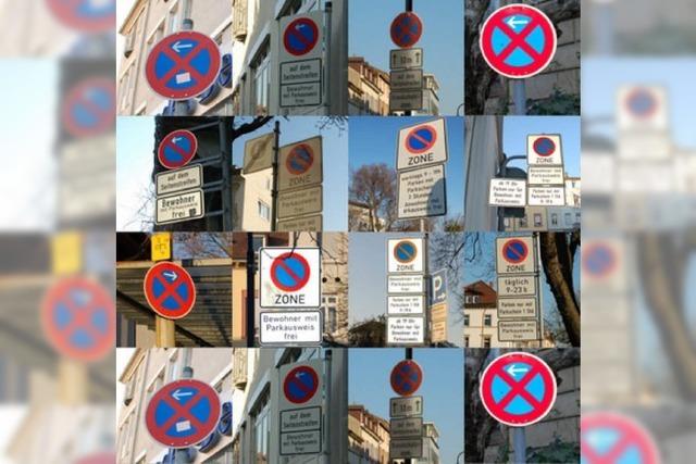 Foto-Galerie: Neue Parkverbotsschilder im Sedanquartier