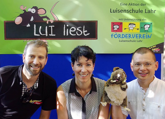 Manuel Drr, Sybille Kunzelmann und  P...er Luisenschule das Projekt  LUI vor.   | Foto: privat