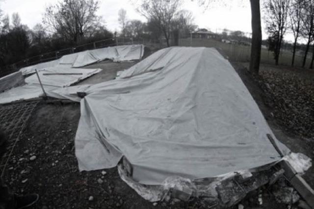 Fertigstellung von Dietenbach-Skatepark verzgert sich - die Skater beklagen Mngel