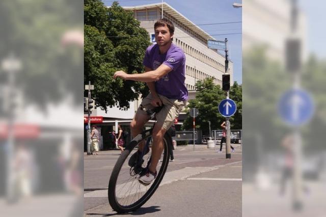 Scott Wilton: Ein Freiburger Student ist Einrad-Weltmeister