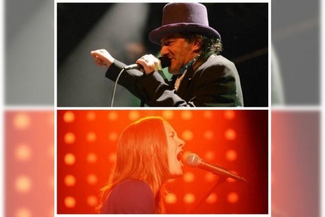 Walzer fr Freiburg: Rachid Taha & Sophie Hunger im ZMF-Zirkuszelt