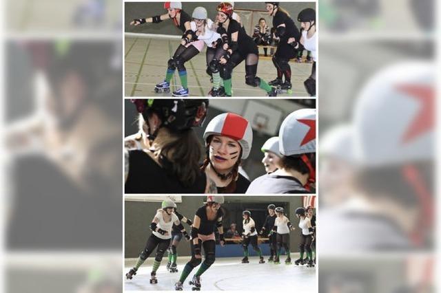 Rollerderby in Freiburg: Rasant auf Rollen