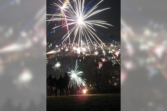 Foto-Galerie: So schn war das Silvesterfeuerwerk ber Freiburg