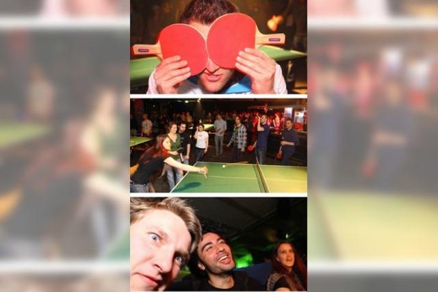 Fotos: PingPongClub in der Mensabar