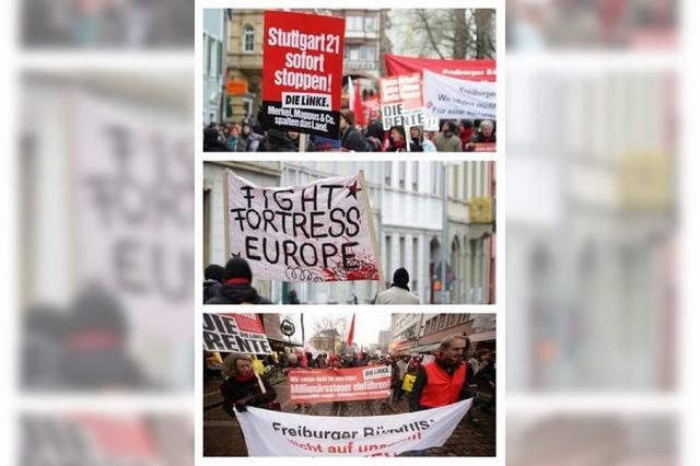 Le Gipfel: 'Wir zahlen nicht fr Eure Krise'-Demo