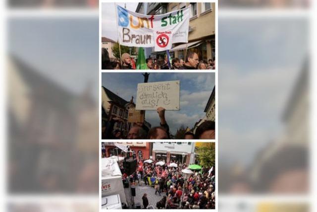 Foto-Galerie: Offenburg zeigt Flagge gegen Rechts