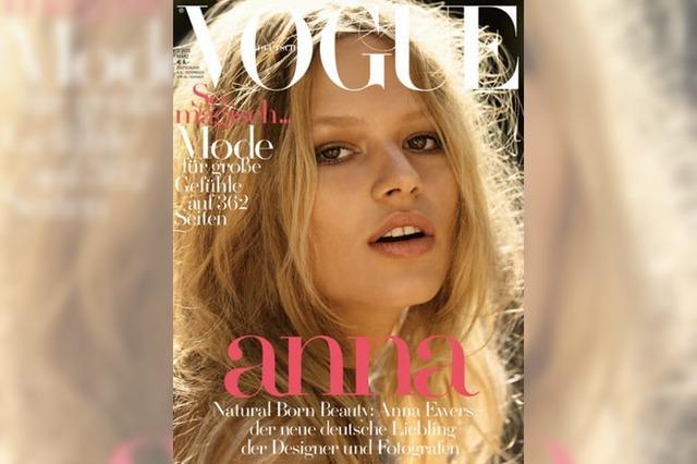 Die Freiburgerin Anna Ewers ist auf dem Cover der deutschen Vogue - gleich fnfmal