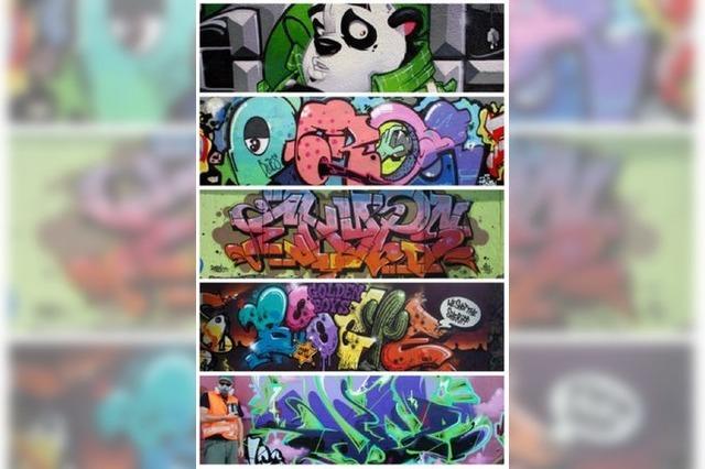 Diese fnf Top-Sprayer machen am Samstag bei der Graffiti-Jam im Haus der Jugend mit