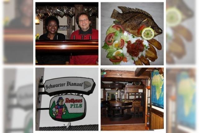 Die deutsch-afrikanische Kneipe Schwarzer Diamant in Zhringen erffnet neu als Restaurant