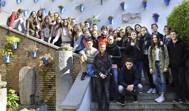 Das Foto zeigt die spanisch-deutsche A...such der Kenzinger Schler in Crdoba.  | Foto: presse AG Gymnasium Kenzingen