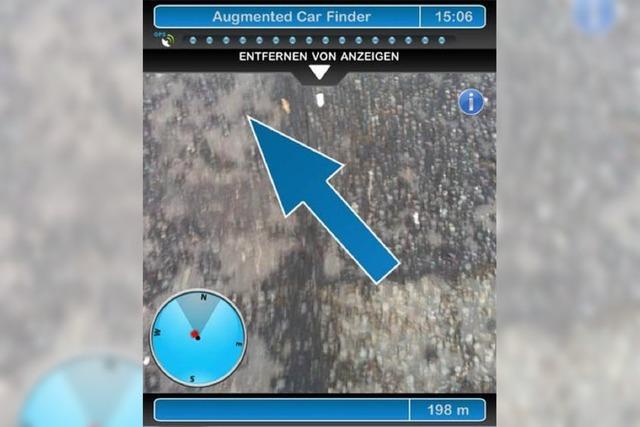 fudders App-Check: Zurck zum Auto finden mit Augmented Car Finder