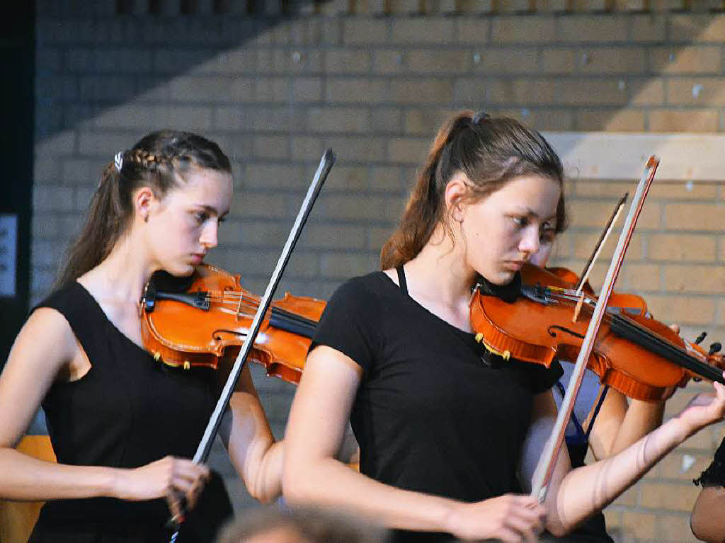 Das Streichorchester der Musikschule Rheinfelden