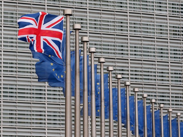 Noch sind die Briten EU-Mitglied. Wie ... dass sie in der Union bleiben werden?  | Foto: dpa