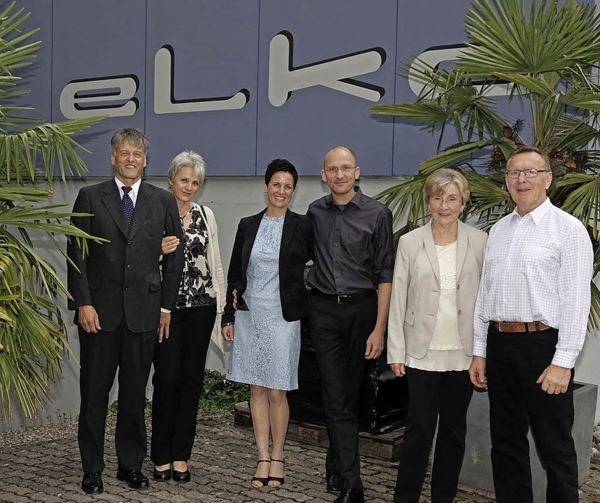 Die Steinener Firma Elko feierte Jubil...ritzsche, Angela und Peter Fritzsche.   | Foto: Hans-Jürgen Hege