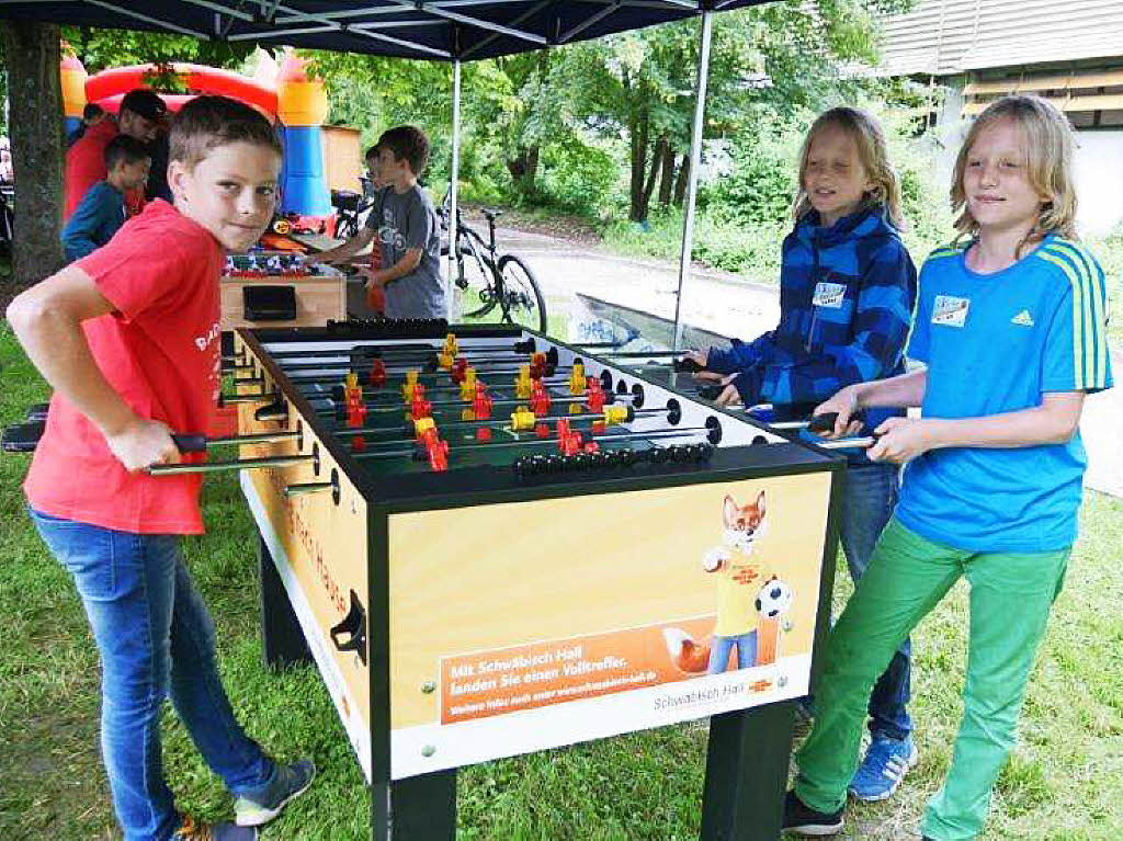 Kunterbunt war das Programm beim Jubilum des Badmattenfests.