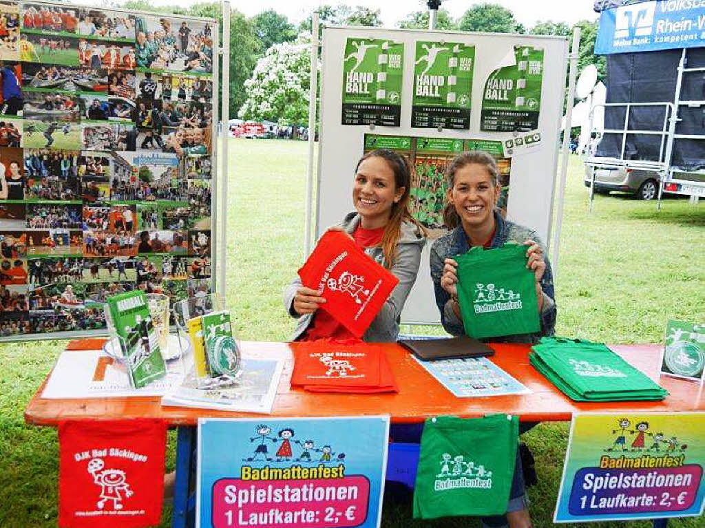 Kunterbunt war das Programm beim Jubilum des Badmattenfests.