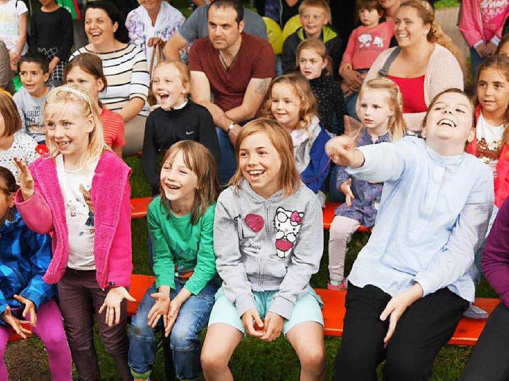 Kunterbunt war das Programm beim Jubilum des Badmattenfests.