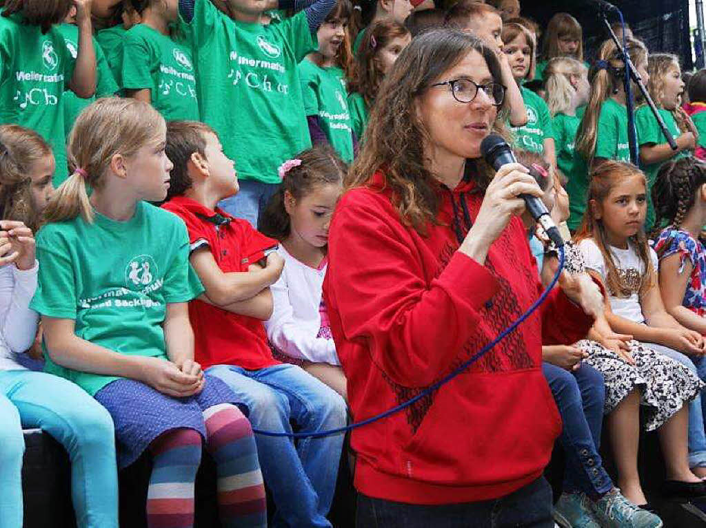 Kunterbunt war das Programm beim Jubilum des Badmattenfests.