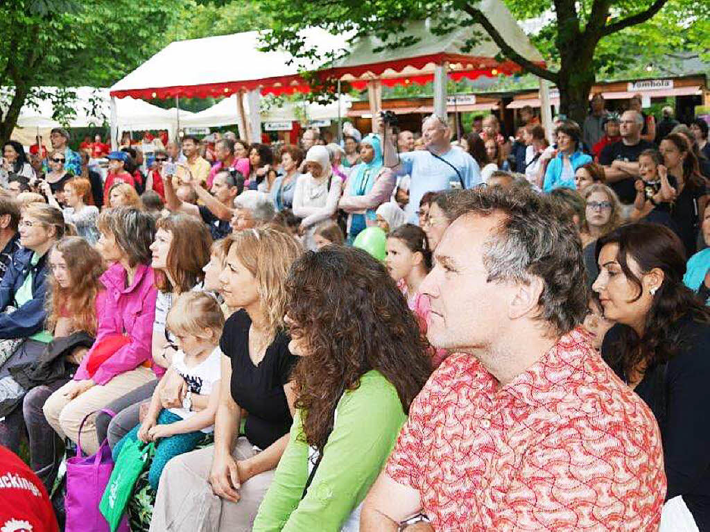 Kunterbunt war das Programm beim Jubilum des Badmattenfests.