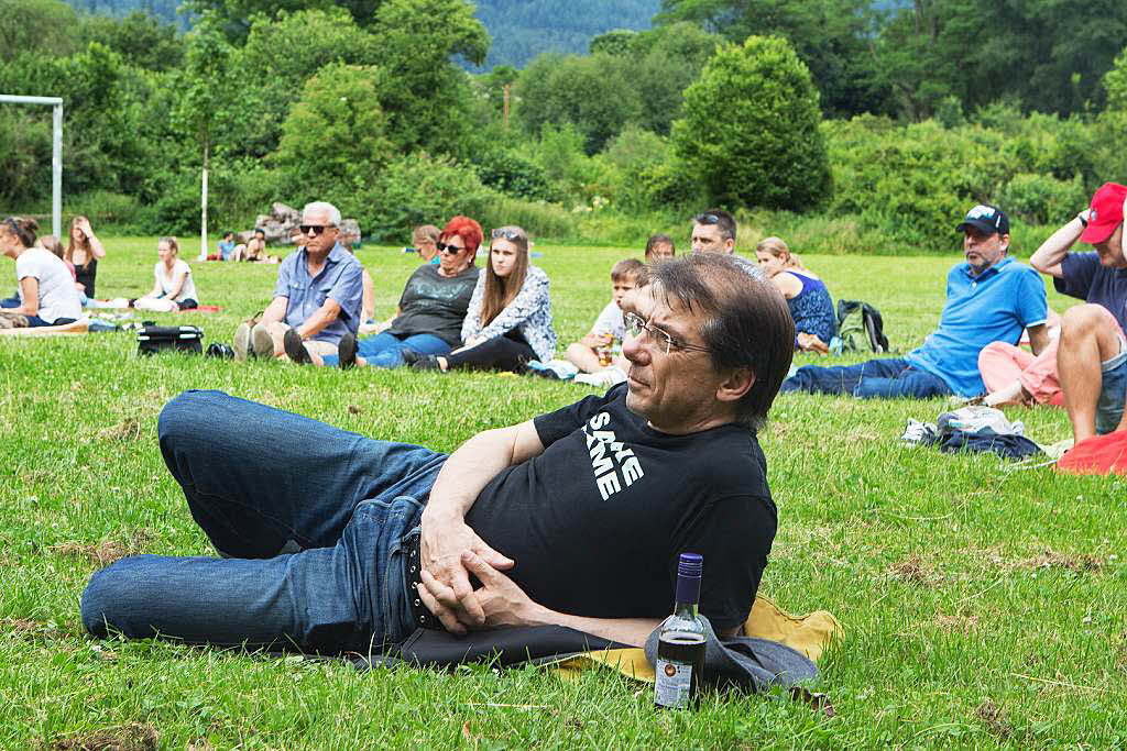 Picknick mit Musik auf der Sternwaldwiese