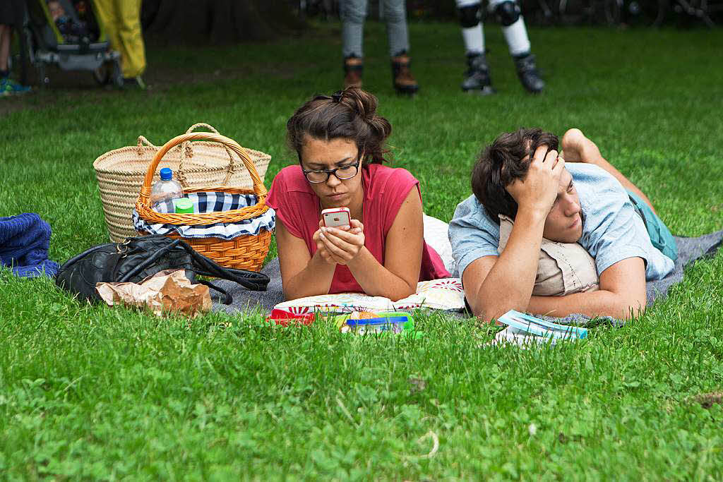 Picknick mit Musik auf der Sternwaldwiese