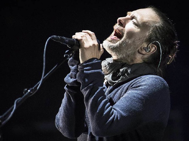 Thom Yorke, Snger und Gitarrist von Radiohead  | Foto:  dpa